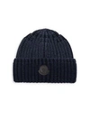 MONCLER Folded Knit Wool Beanie