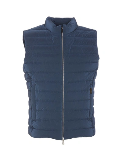 Moorer Calaf-s3 Padded Gilet In Blue