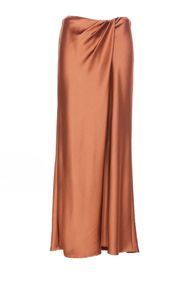 Pinko Conversione Skirt In Brown