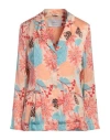 813 Ottotredici Woman Blazer Salmon Pink Size M Viscose