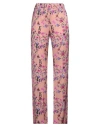 813 Ottotredici Woman Pants Pastel Pink Size L Viscose In Pink