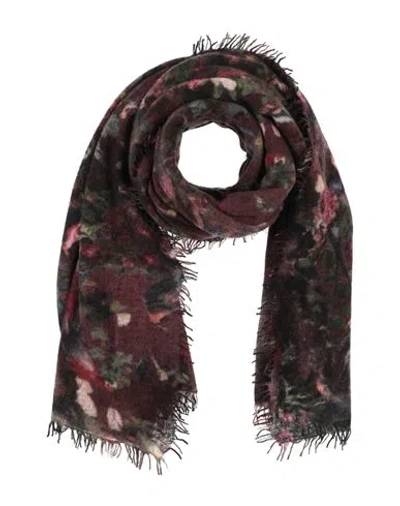 813 Ottotredici Woman Scarf Chocolate Brown Size - Cashmere In Multi