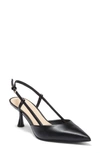 Nine West Rowen Slingback Pump In Black Patent