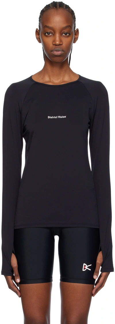 District Vision Black Lightweight Long Sleeve T-shirt