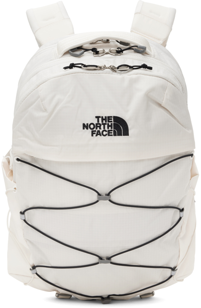 The North Face Off-white Borealis Backpack In Q4c Gardenia White/t