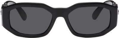 Versace Black Medusa Biggie Sunglasses In 536087 Black