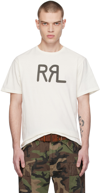 RRL OFF-WHITE RANCH T-SHIRT