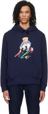 POLO RALPH LAUREN NAVY POLO BEAR HOODIE