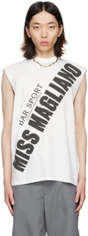 MAGLIANO WHITE 'MISS MAGLIANO' TANK TOP