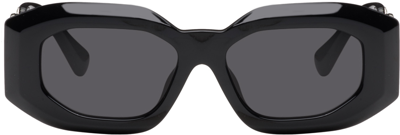 Versace Black Maxi Medusa Biggie Sunglasses In 542287 Black