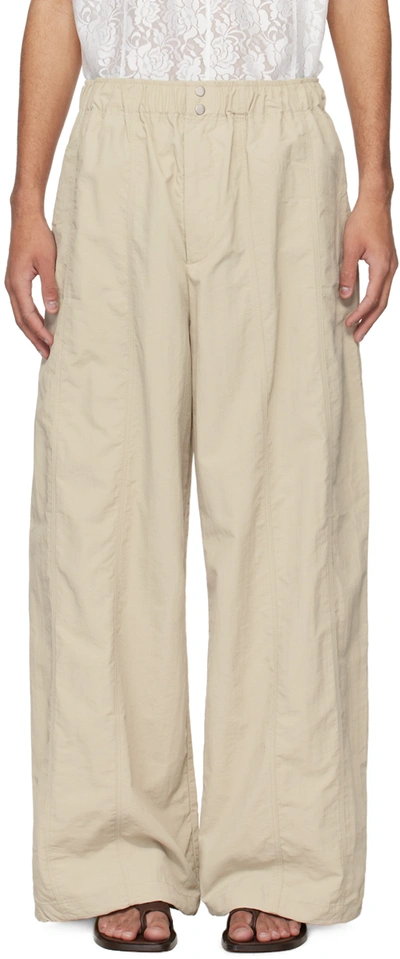 Birrot Beige Giwa Trousers In Stone