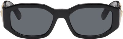 Versace Black Medusa Biggie Sunglasses In Gb1/87 Black