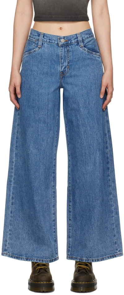 Levi's Blue '94 Baggy Wide Leg Jeans In Take Chances