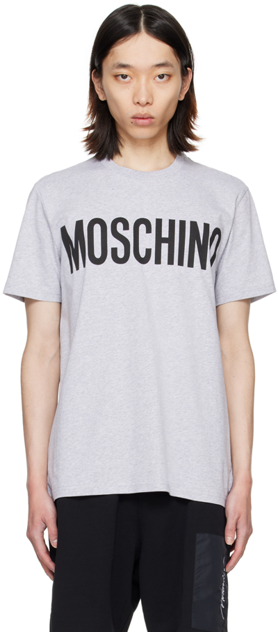 Moschino Gray Printed T-shirt In A1485