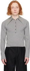 16arlington Ssense Exclusive Gray Maxtima Polo In Grey