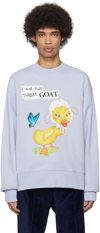 Egonlab Blue Goat Sweatshirt In Light Blue