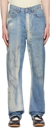 Magliano Blue Unregular Jeans In 1 Officina 1