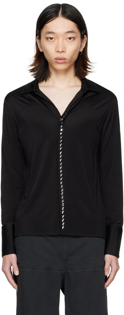 Dion Lee Black Studded Shirt