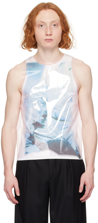 16arlington Ssense Exclusive Multicolor Ikon Tank Top In Blue Print/pink