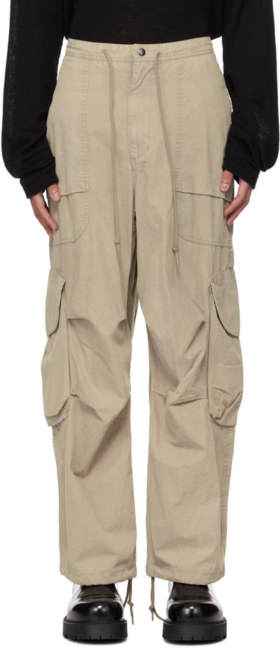 Entire Studios Grey Freight Cargo Trousers In Steel