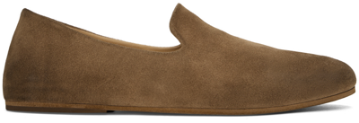 Marsèll Tan Steccoblocco Slip On Loafers In Hazelnut