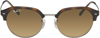 RAY BAN BROWN & SILVER RB4429 SUNGLASSES