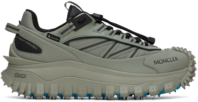 Moncler Khaki Trailgrip Gtx Sneakers In Sea Grass 80t