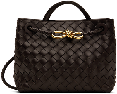 Bottega Veneta Small Andiamo Bag In Fondant-m Brass