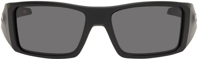 Oakley Black Heliostat Sunglasses In Matte Black
