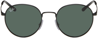 Ray Ban Rb3681 Sunglasses Black Frame Green Lenses 50-20 In Schwarz