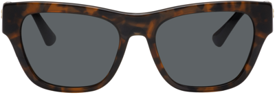 Versace Brown Medusa Legend Sunglasses In 542987 Dark Havana