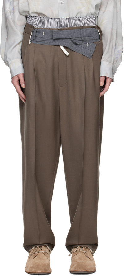 Magliano Brown Signature Superpants Trousers In 6 40087