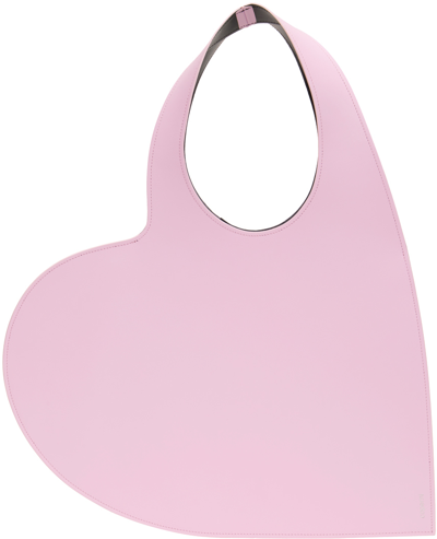 Coperni Pink Heart Tote In Lpnk Light Pink