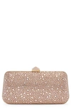 Valentino Carry Secrets Rhinestone-embellished Clutch Bag In Zzf Gold Quartz/ Gold Quartz