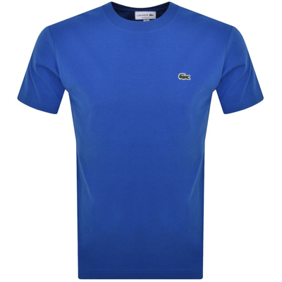 Lacoste Crew Neck T Shirt Blue