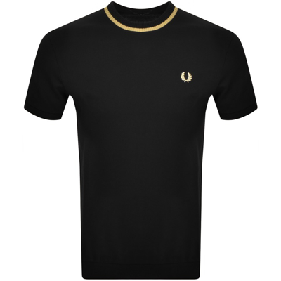 Fred Perry Crew Neck T Shirt Black