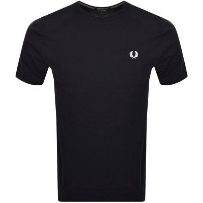 FRED PERRY FRED PERRY CREW NECK T SHIRT NAVY