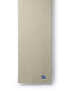 Burberry Green Cashmere Scarf In Beige