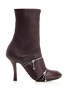BURBERRY PEEP ANKLE BOOTS