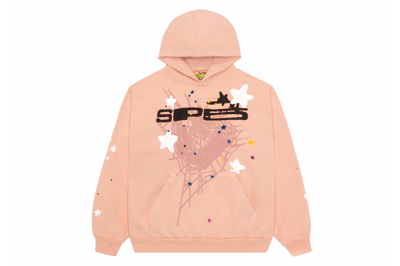 Pre-owned Sp5der Sp5 Hoodie Bellini