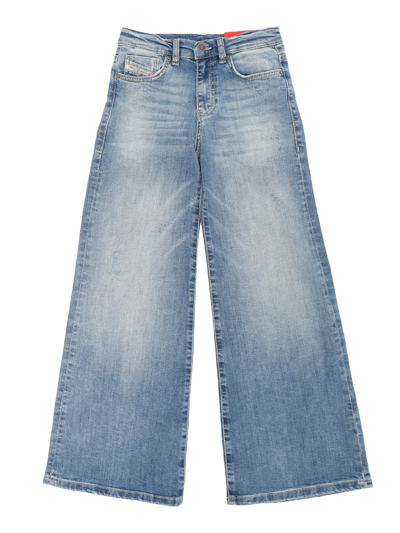 Diesel Jeans Gamba Larga In Multi