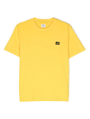 C.p. Company Logo-print Cotton T-shirt In Yellow & Orange
