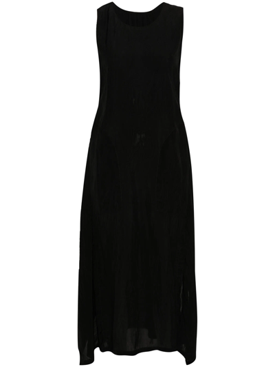 Uma Wang Midi Dress In Black