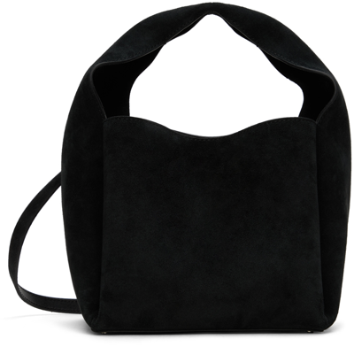 Totême Black Bucket Bag In Black_001