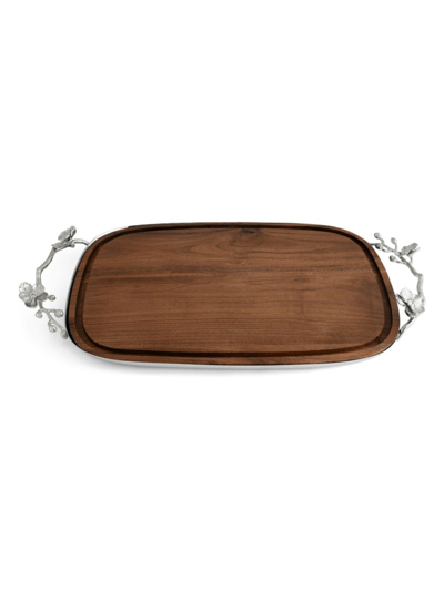 Michael Aram White Orchid Bread Board In Brown