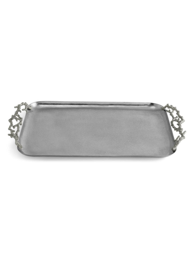 Michael Aram Ocean Reef Tray, 16" X 7" In Gray