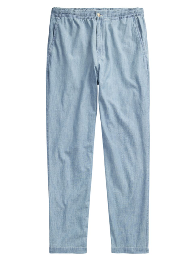 Polo Ralph Lauren Men's Stretch Twill Flat Front Trousers In Chambray