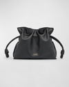Loewe Flamenco Mini Clutch Bag In Napa Leather In Black