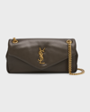 SAINT LAURENT CALYPSO SMALL YSL SHOULDER BAG IN SMOOTH PADDED LEATHER