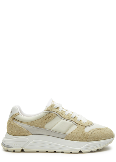 Axel Arigato Rush Panelled Canvas Sneakers In Beige